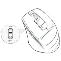 A4 TECH FG30 BEYAZ KABLOSUZ MOUSE 2000 DPI  Kablosuz WİRELESS